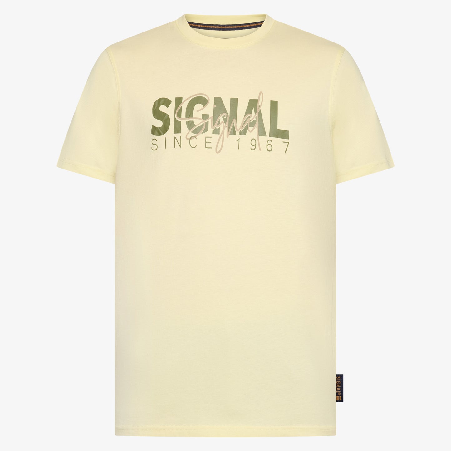OwenSi Print Tee + - Yellow Pop