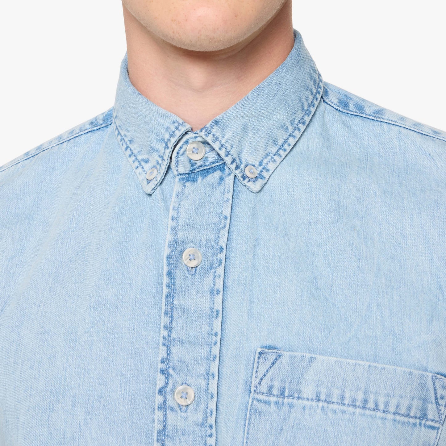 PerSi Denim - Blue Light Chambrais