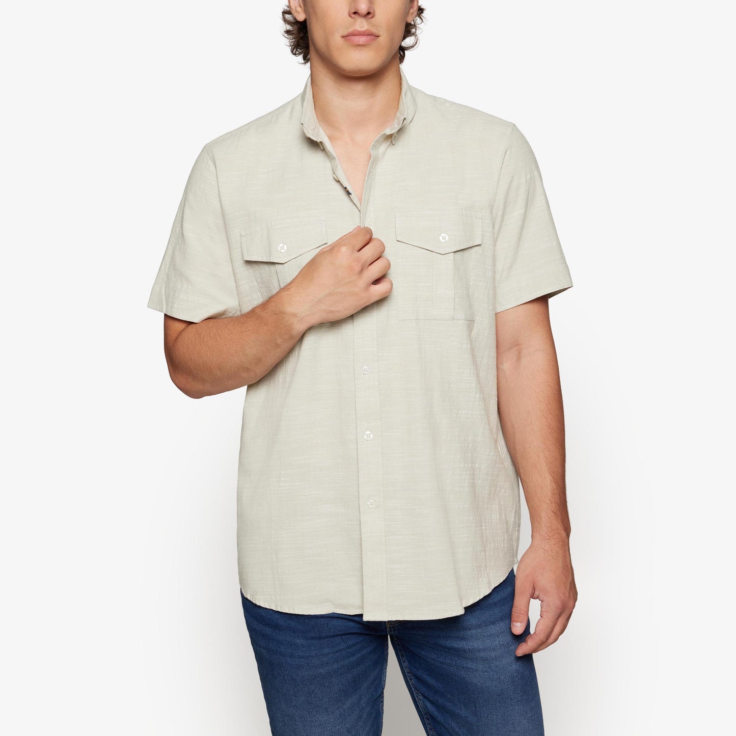 PikeSi Chambray - Gray Sand