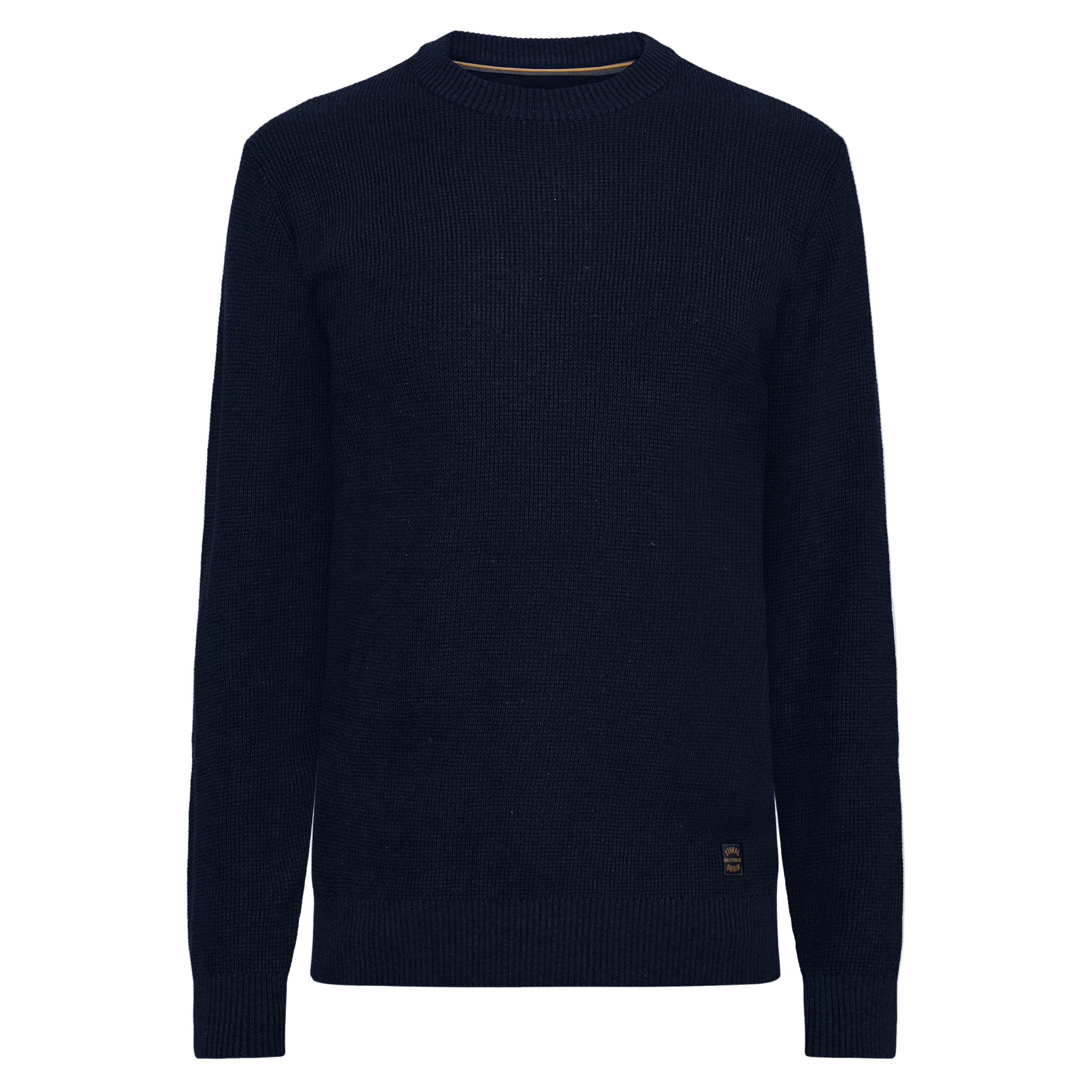 KalleSI Structure Crew + Knit - Deep Marine Melange