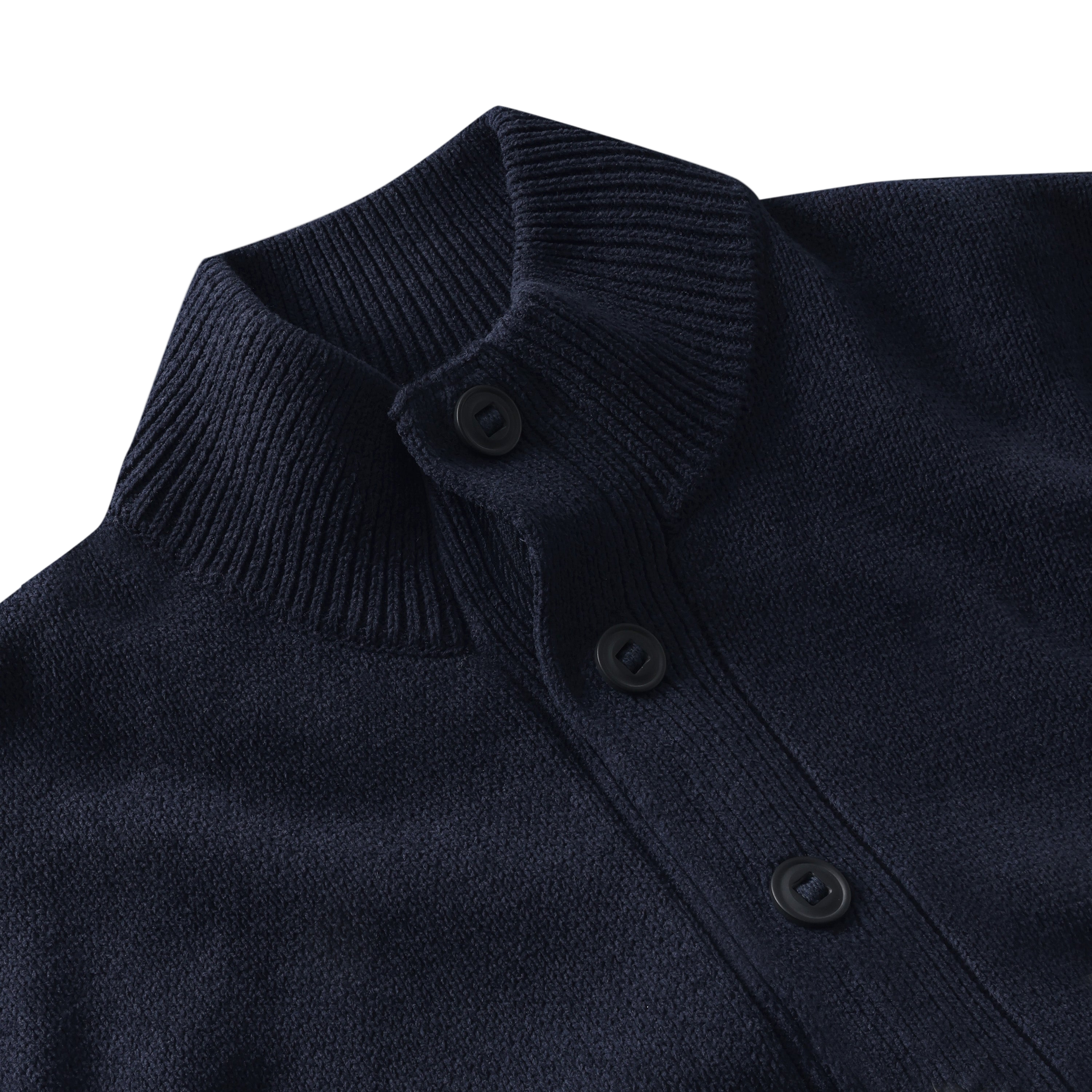 UptonSi Highneck Sweater Knit - Deep Marine