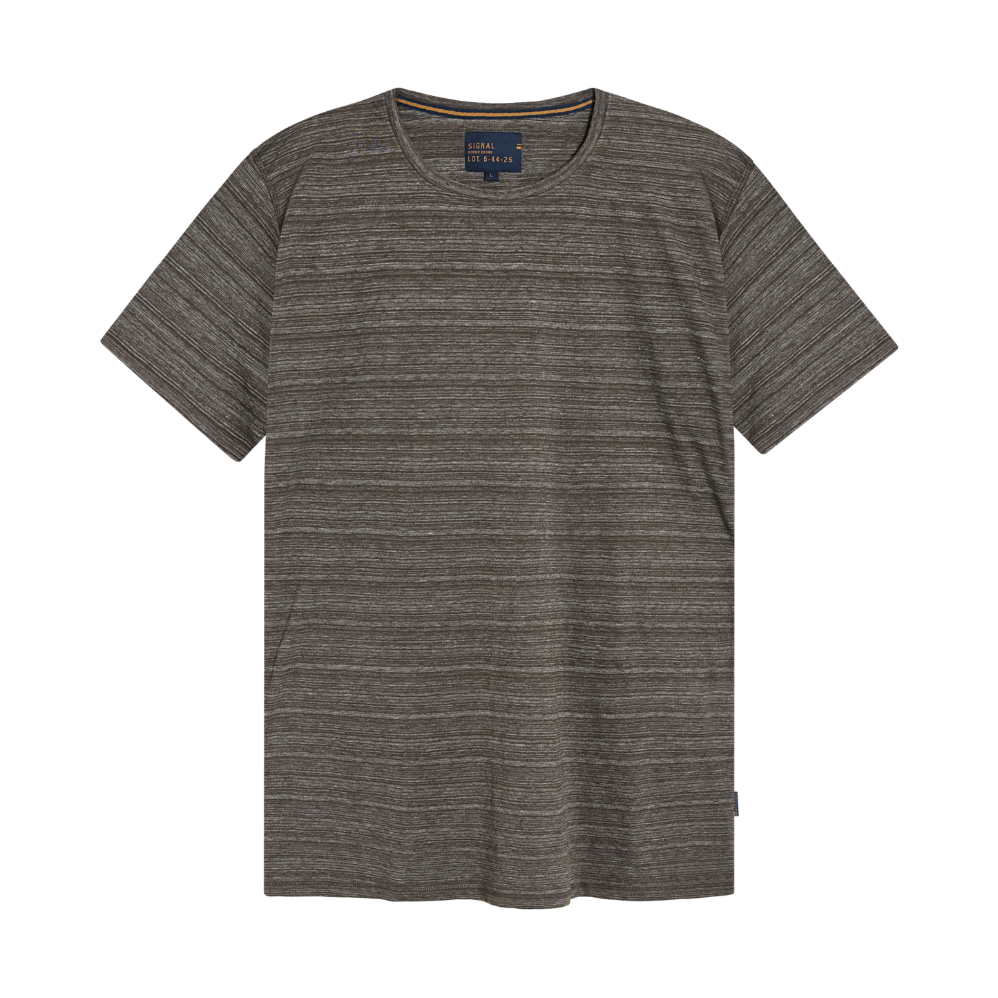 GusSi Space Stripe + T-shir/Top - Brown Bark