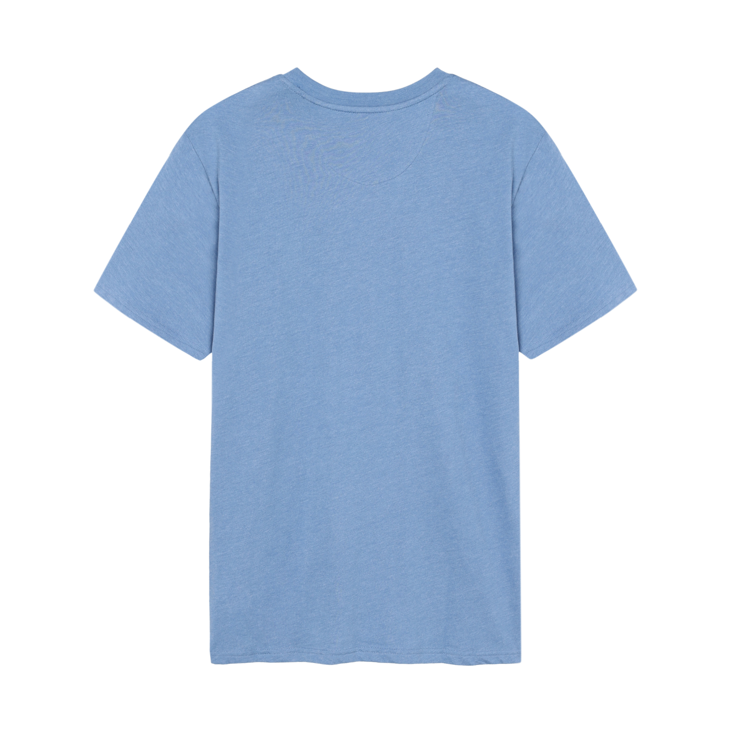 DeanSi Chest Print + T-shirt/Top - Calm blue melange