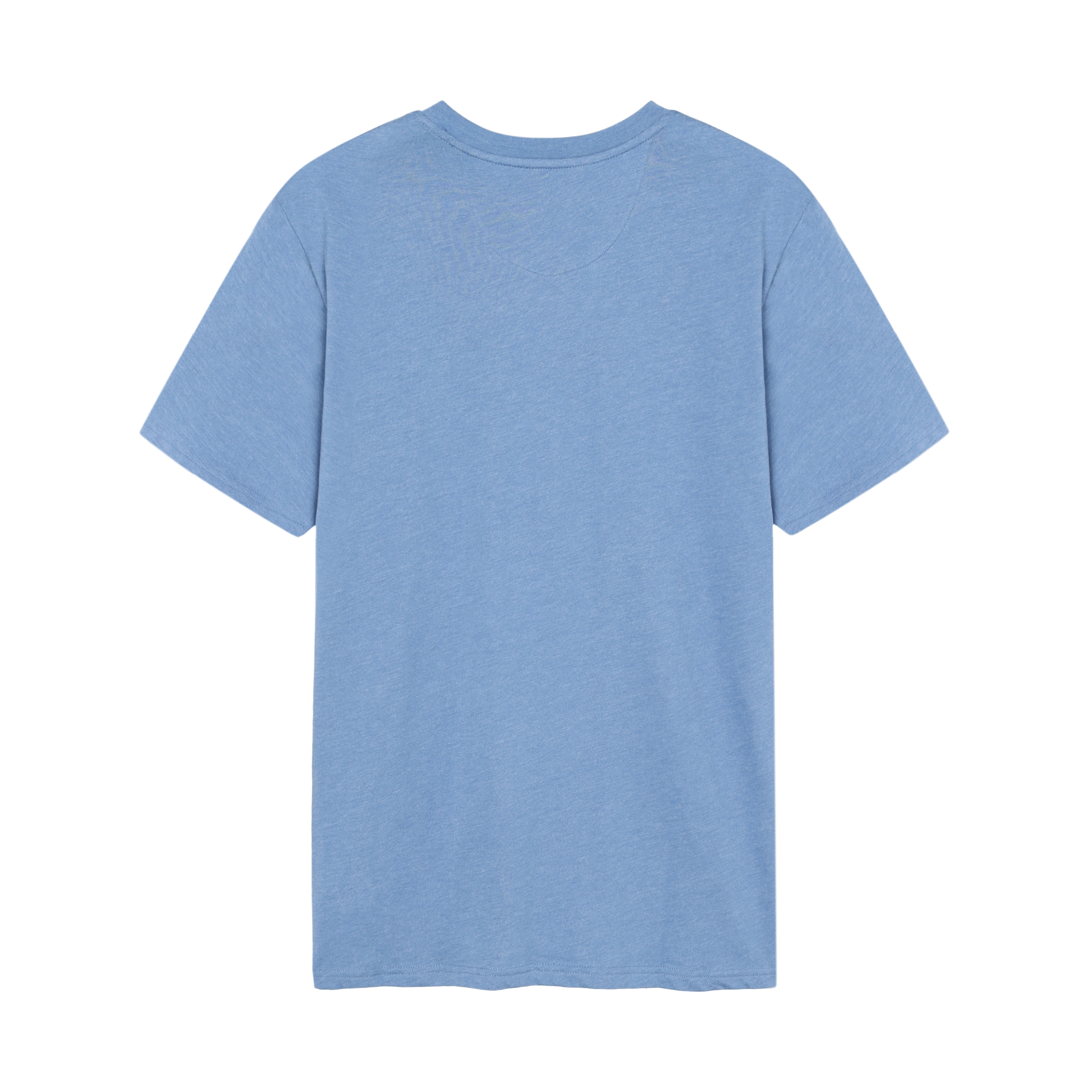 DeanSi Chest Print + T-shirt/Top - Calm blue melange