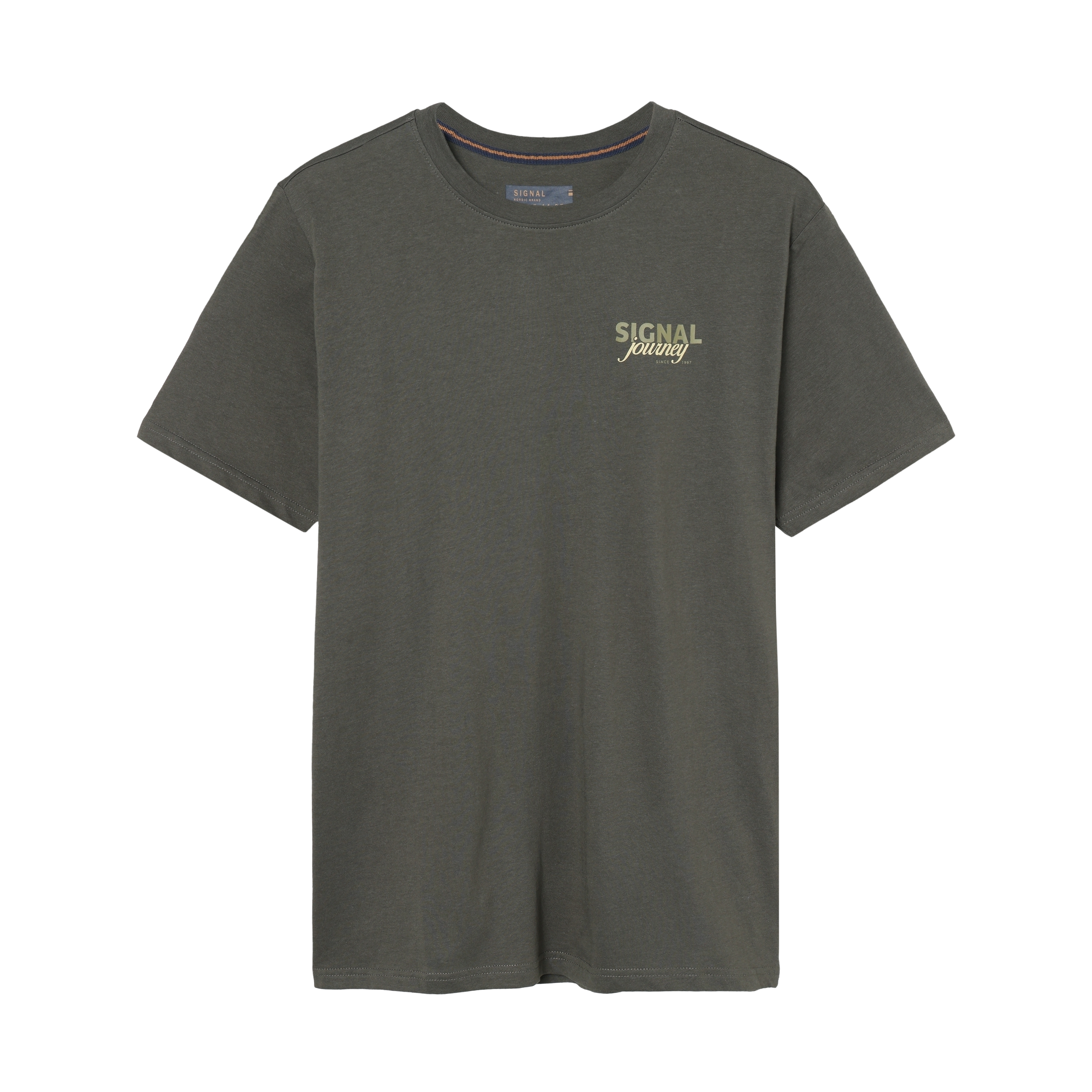 DeanSi Chest Print + T-shirt/Top - Beluga green