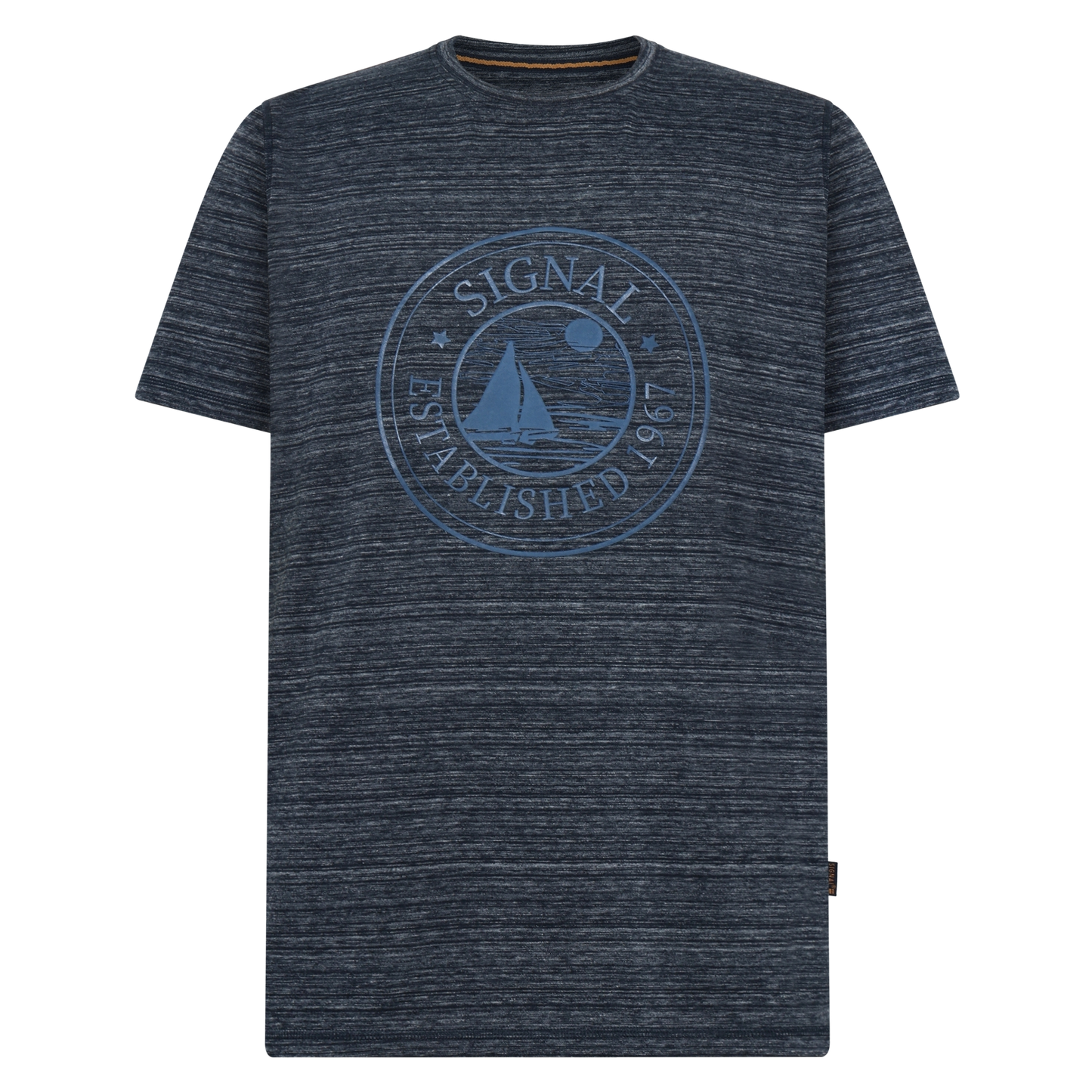 DylanSi Space stripe + T-shirt/Top - Deep Marine