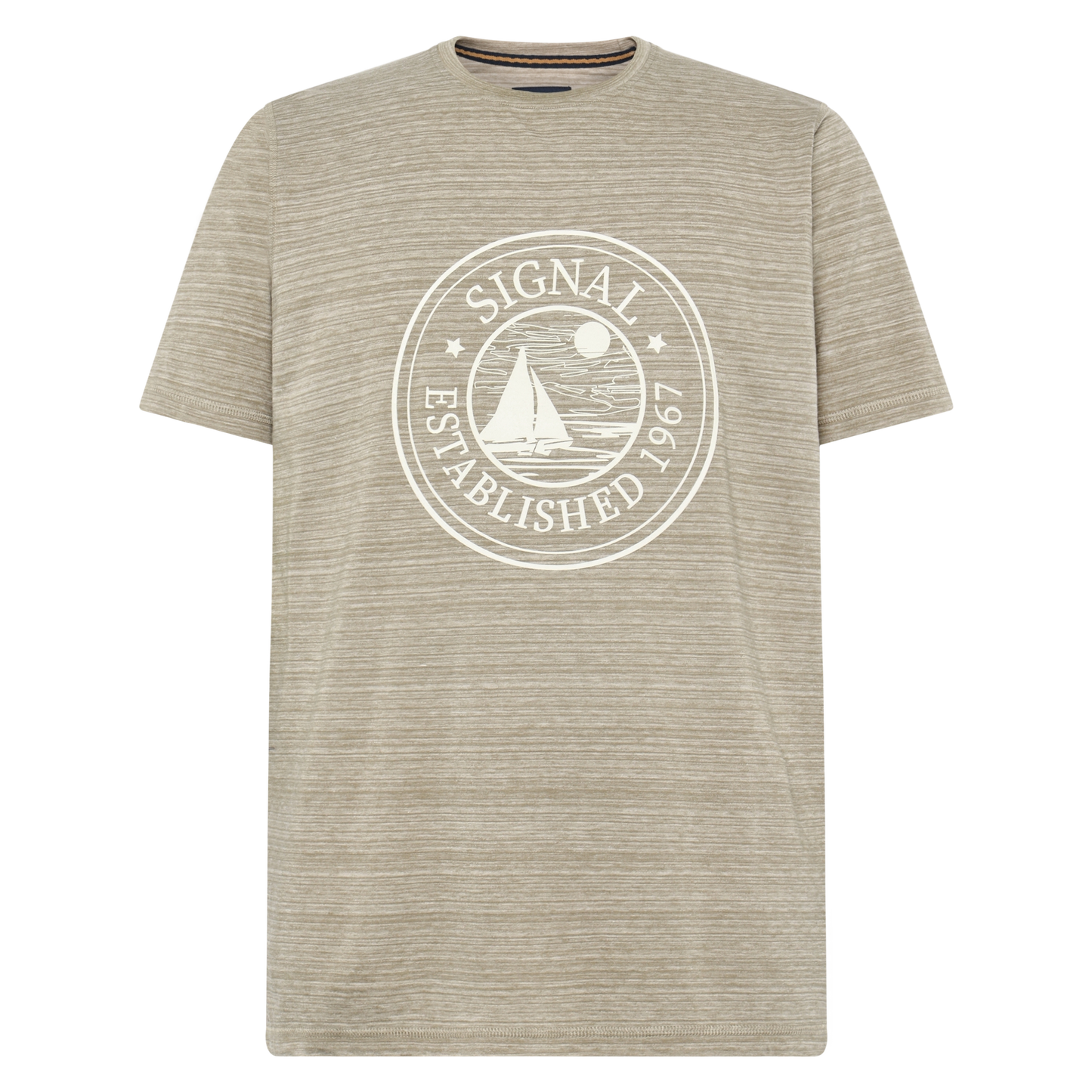 DylanSi Space stripe + T-shir/Top - Oak