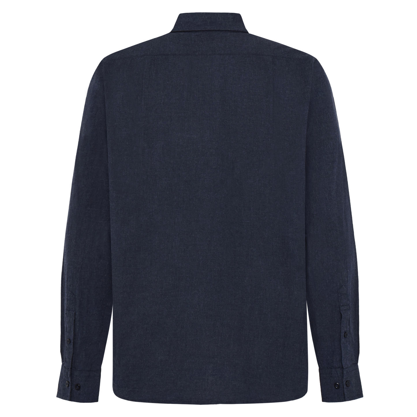 BendixSi Flannel L/S Shirts - Deep Marine Melange