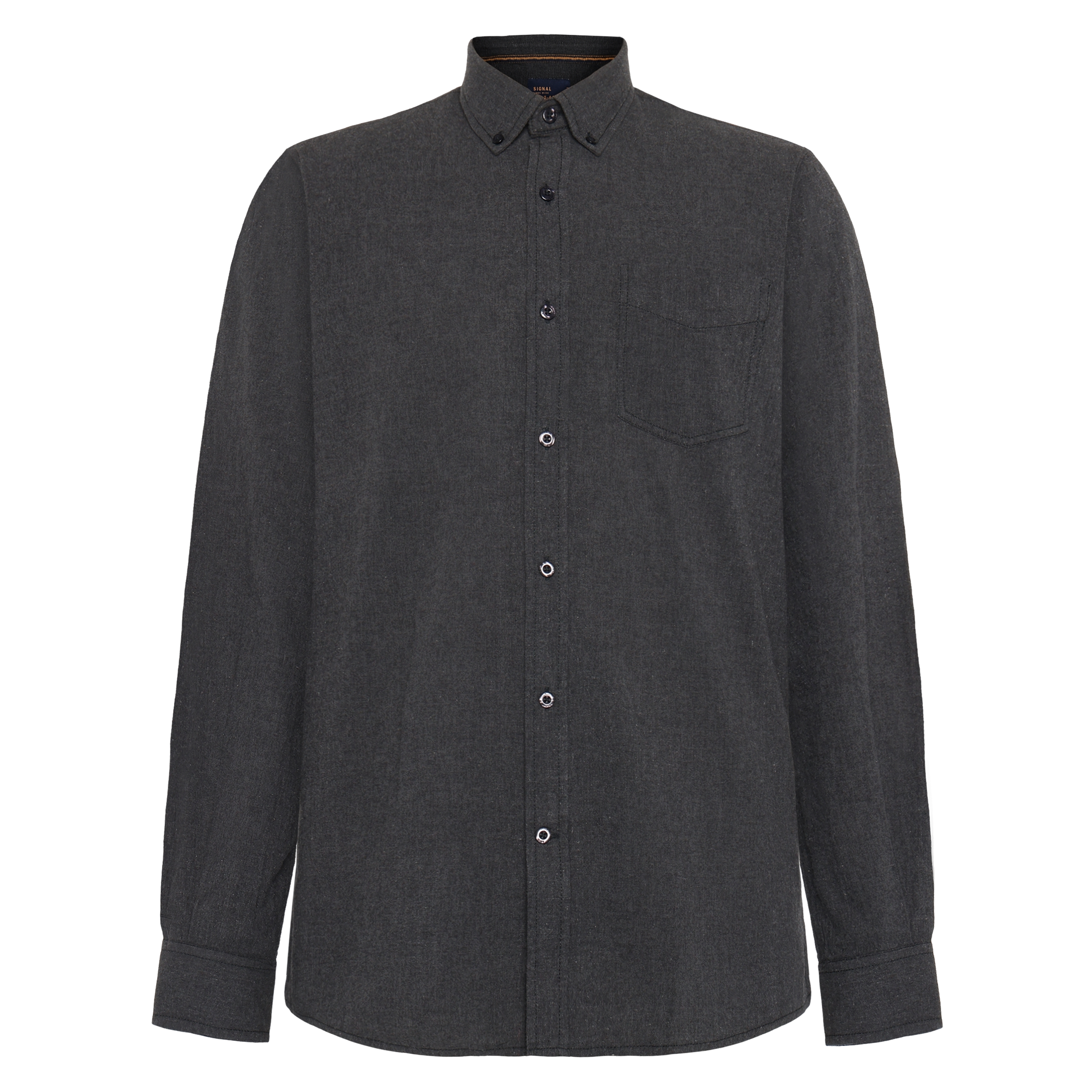 BendixSi Flannel L/S Shirts - Gray Volcano Melange