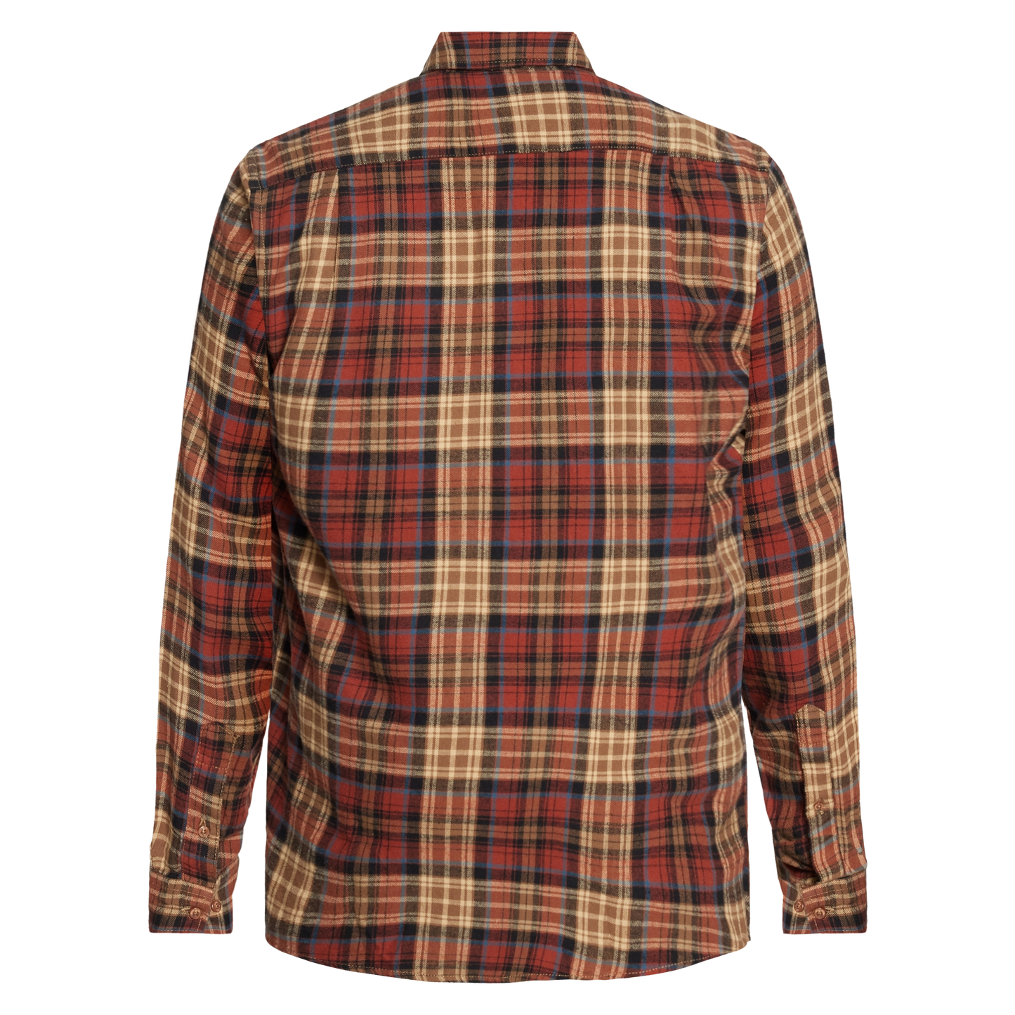 BruceSi Check + L/S Shirts - Burnt Hazel