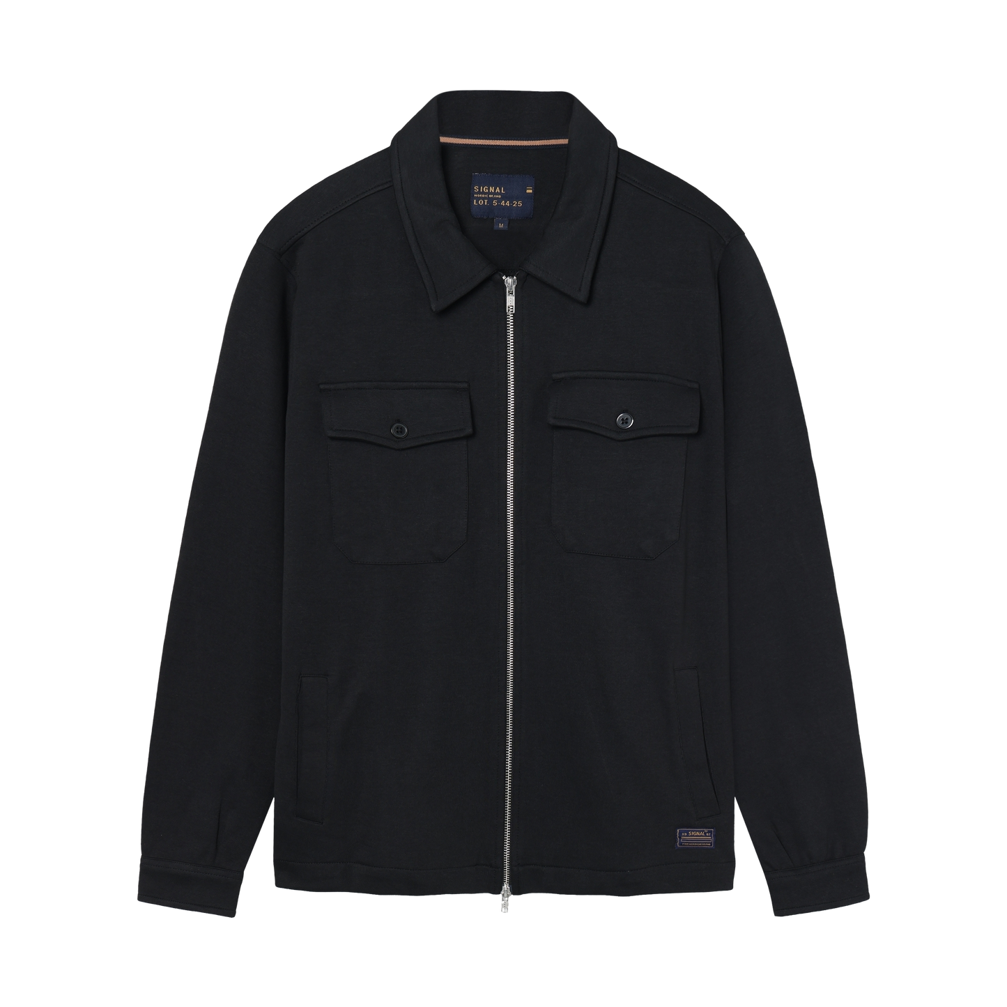 BertleSi Zip Overshirt Sweatshirt - Black
