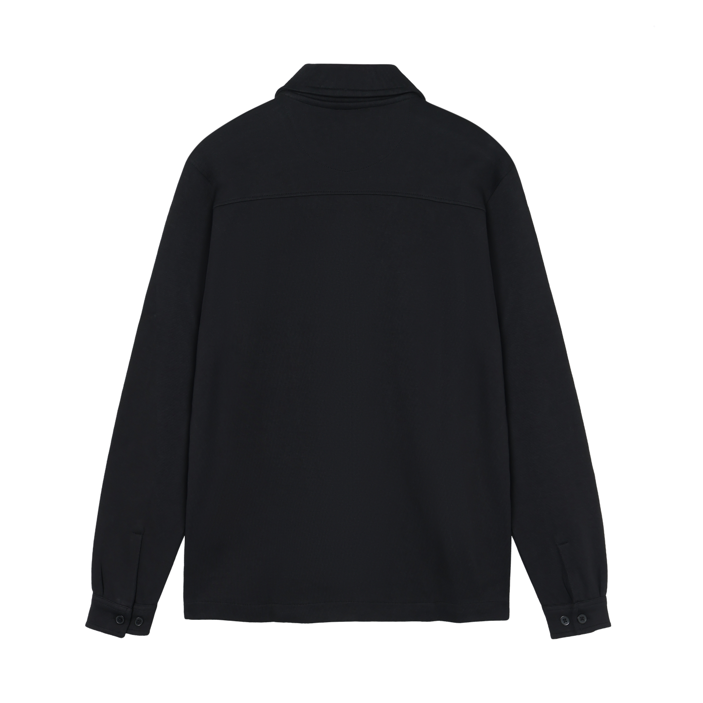 BertleSi Zip Overshirt Sweatshirt - Black