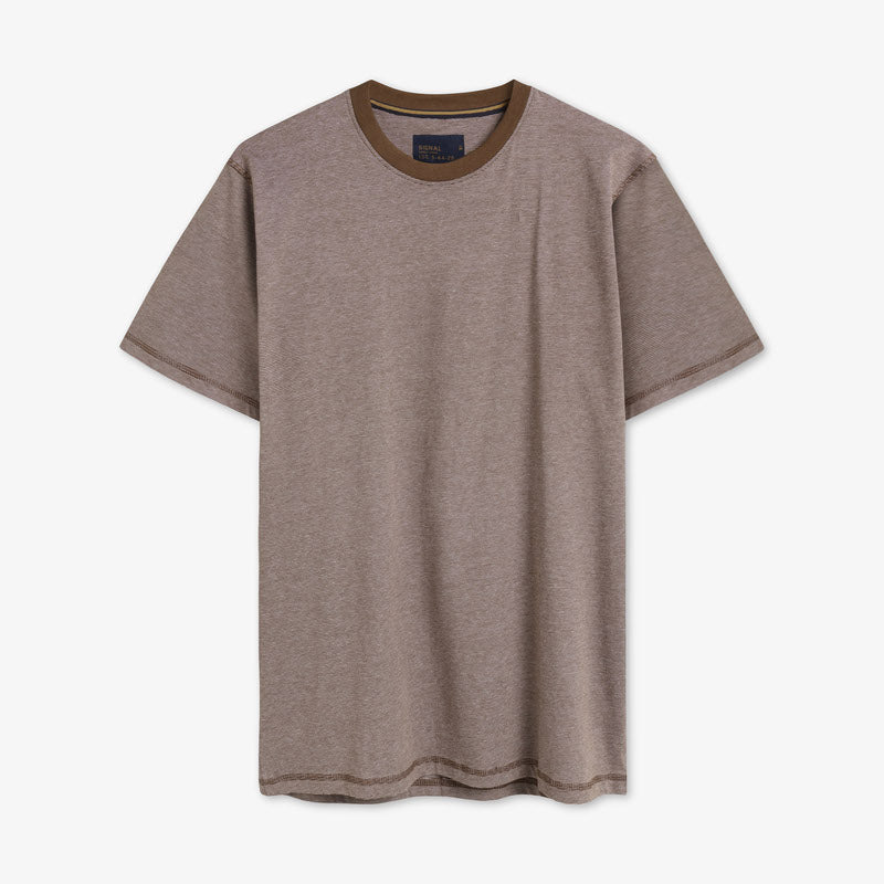 YannSi Mini Stripe + - Cocoa Brown