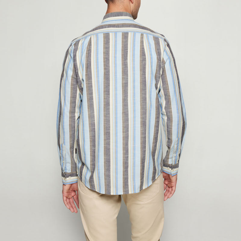GustavSi Slub Stripe - Blue Captain