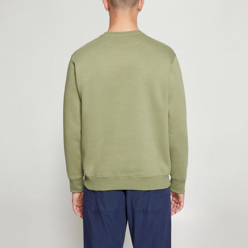 MadsSi Classic Crew - Oil Green