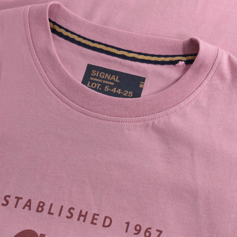 SimonSi Front Print + - Mauve Rose