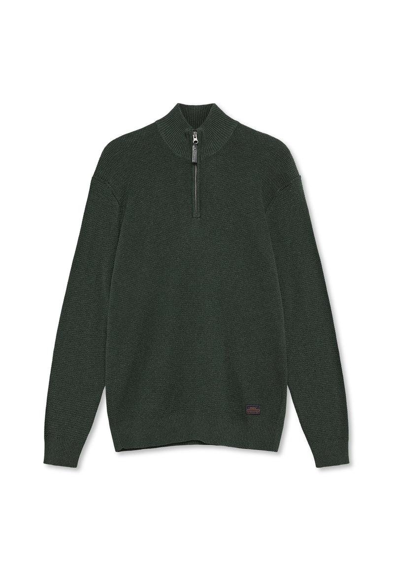 12489 CooperSi Halfzip Structure + - Evergreen
