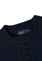 12555 UnionSi Cable Knit - Deep Marine
