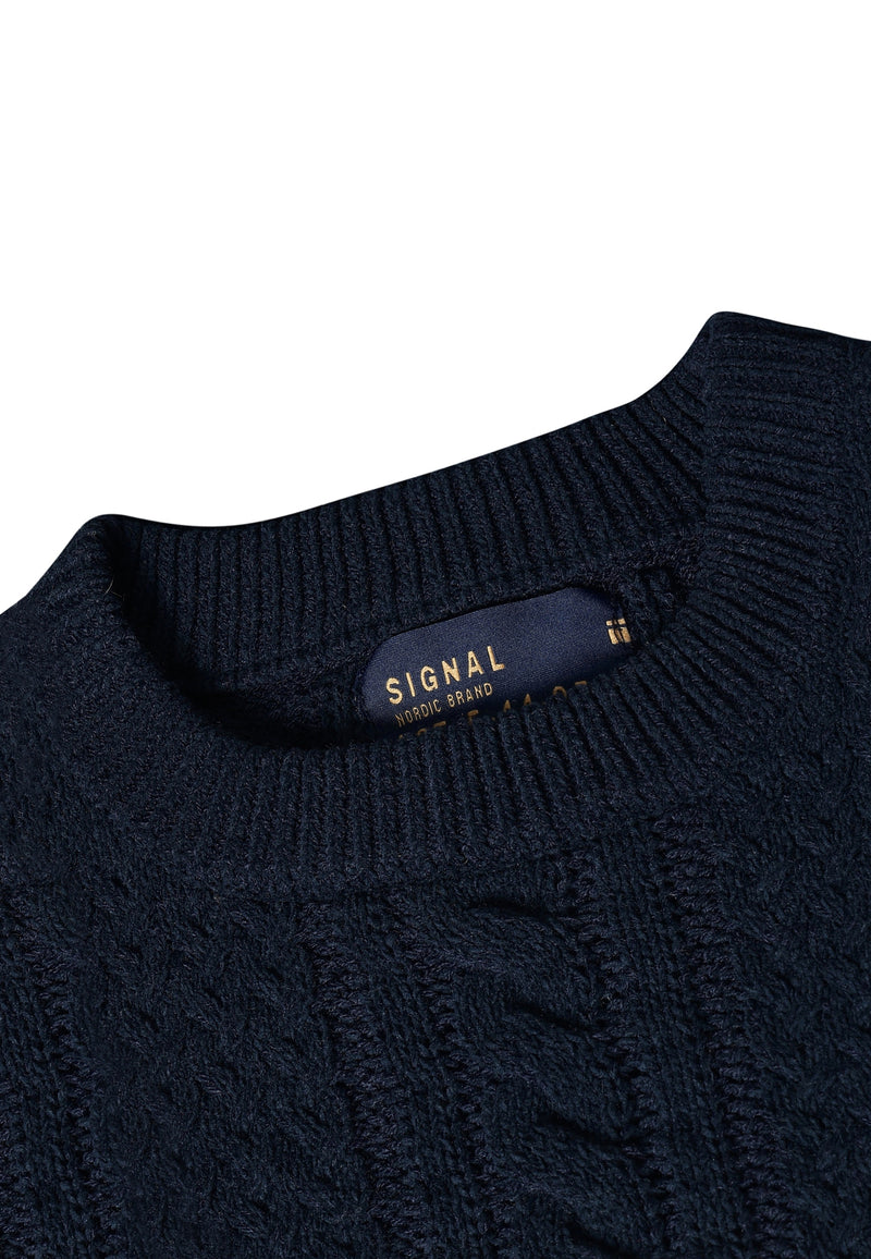 12555 UnionSi Cable Knit - Deep Marine