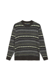 12559 VagnerSi Fair-Isle Knit - Evergreen