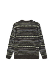 12559 VagnerSi Fair-Isle Knit - Evergreen