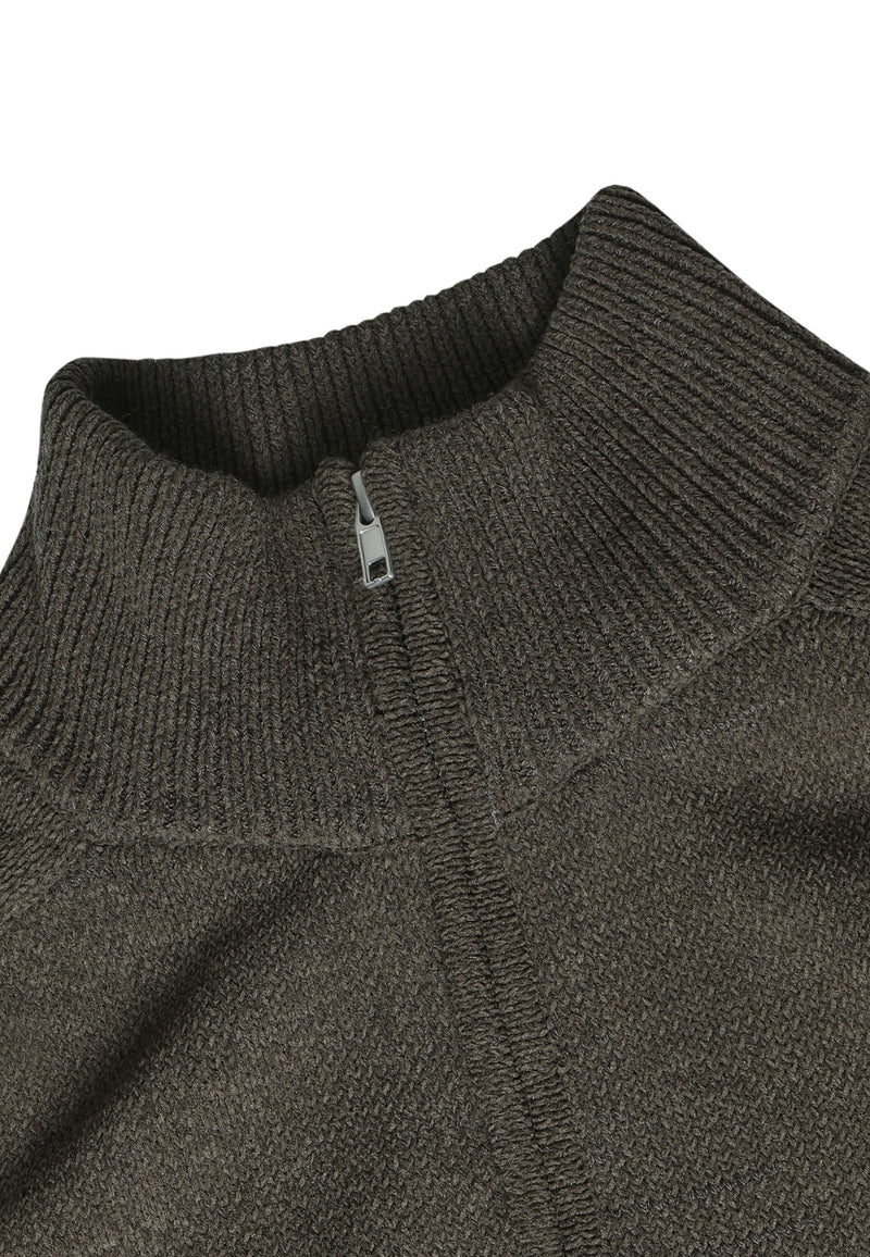 12560 UmarSi Cardigan - Brown Coffee
