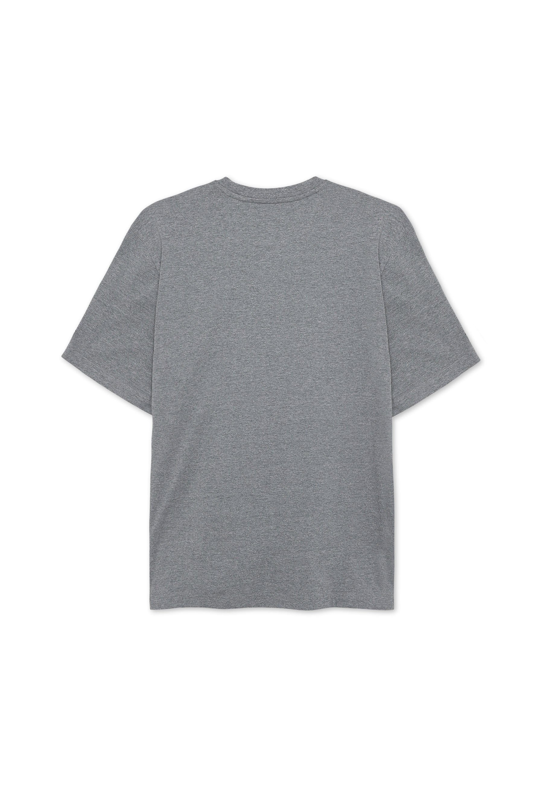 EddySi Tee + - Mid Grey Melange
