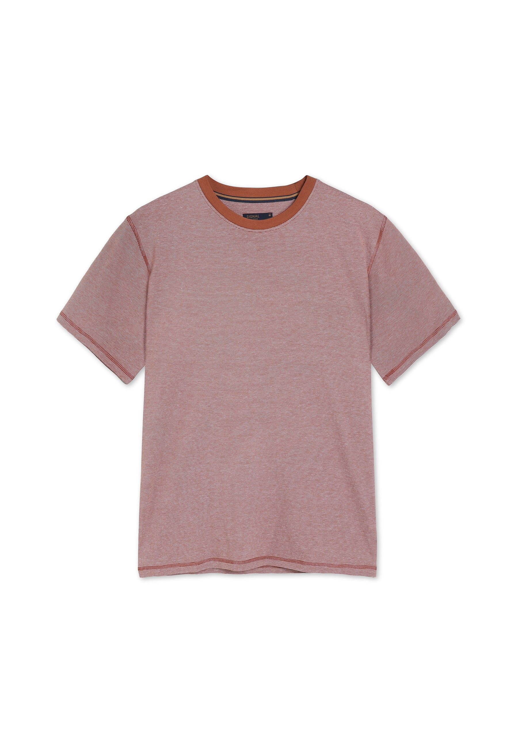 13526 YannSi Mini Stripe + - Rusty Red