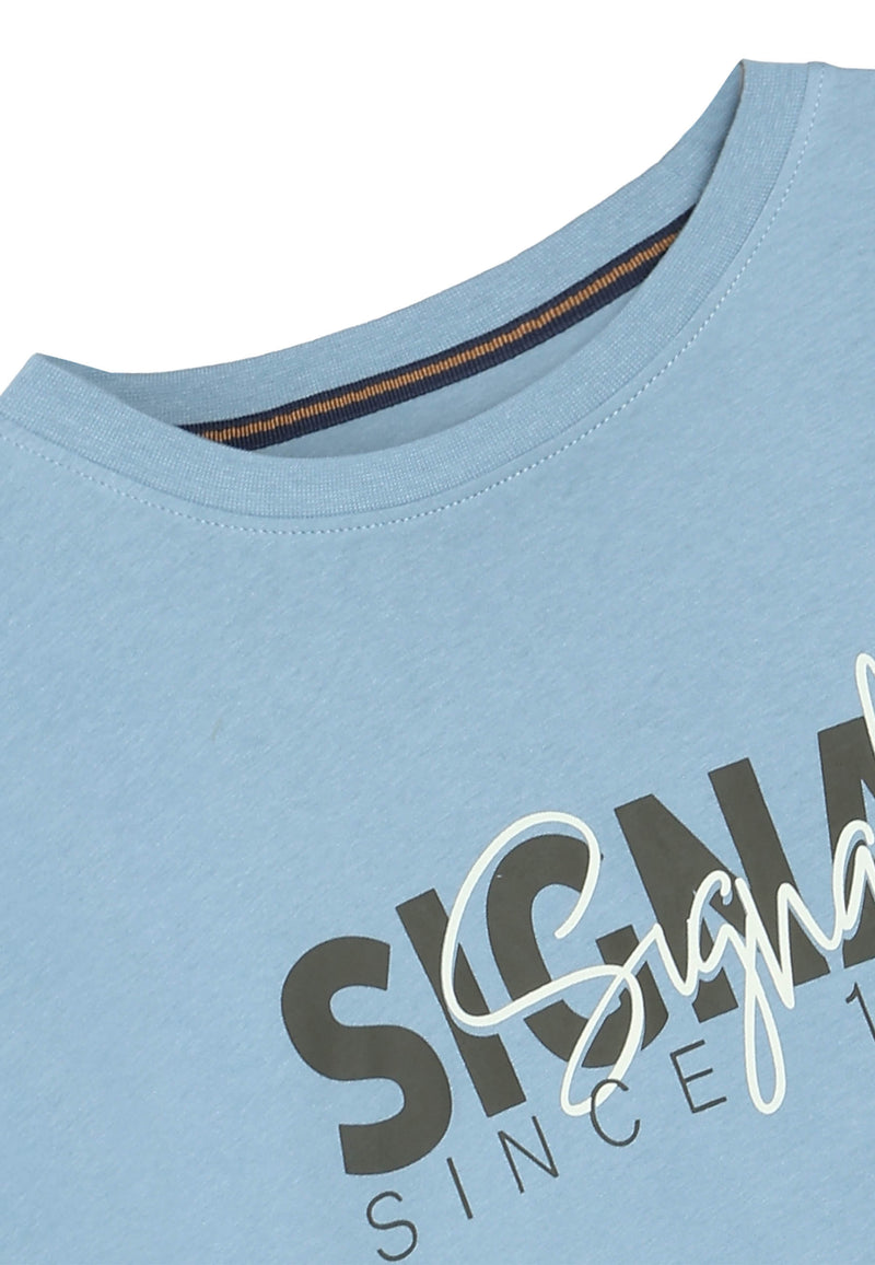 13591 OwenSi Print Tee + - Mountain Spring