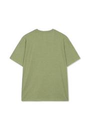 13591 OwenSi Print Tee + - Moss Stone