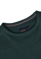 13632 FredSi Waffle Tee LS - Evergreen