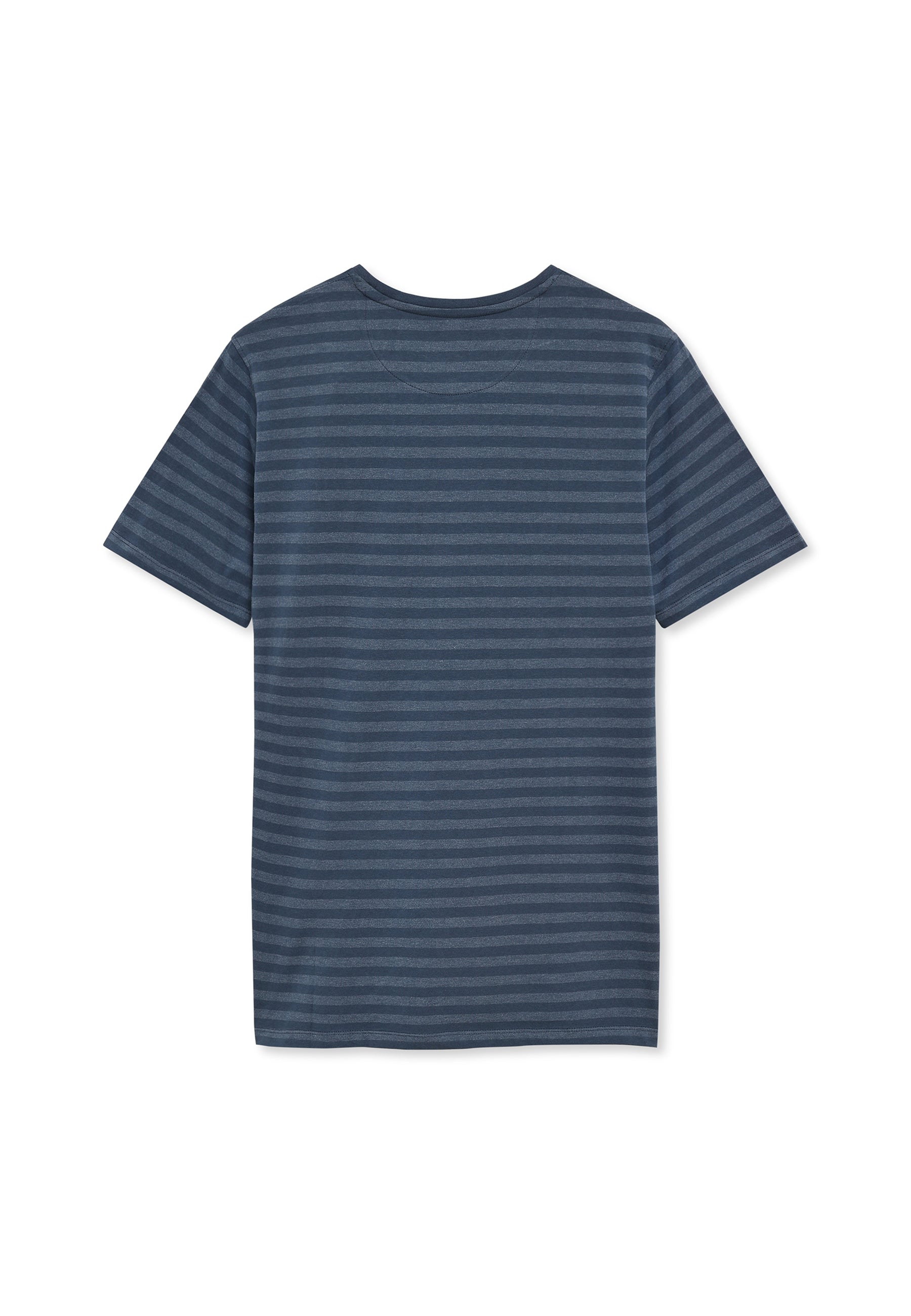 13656 LewiSi Subtle Stripe Print - Blue Dipper