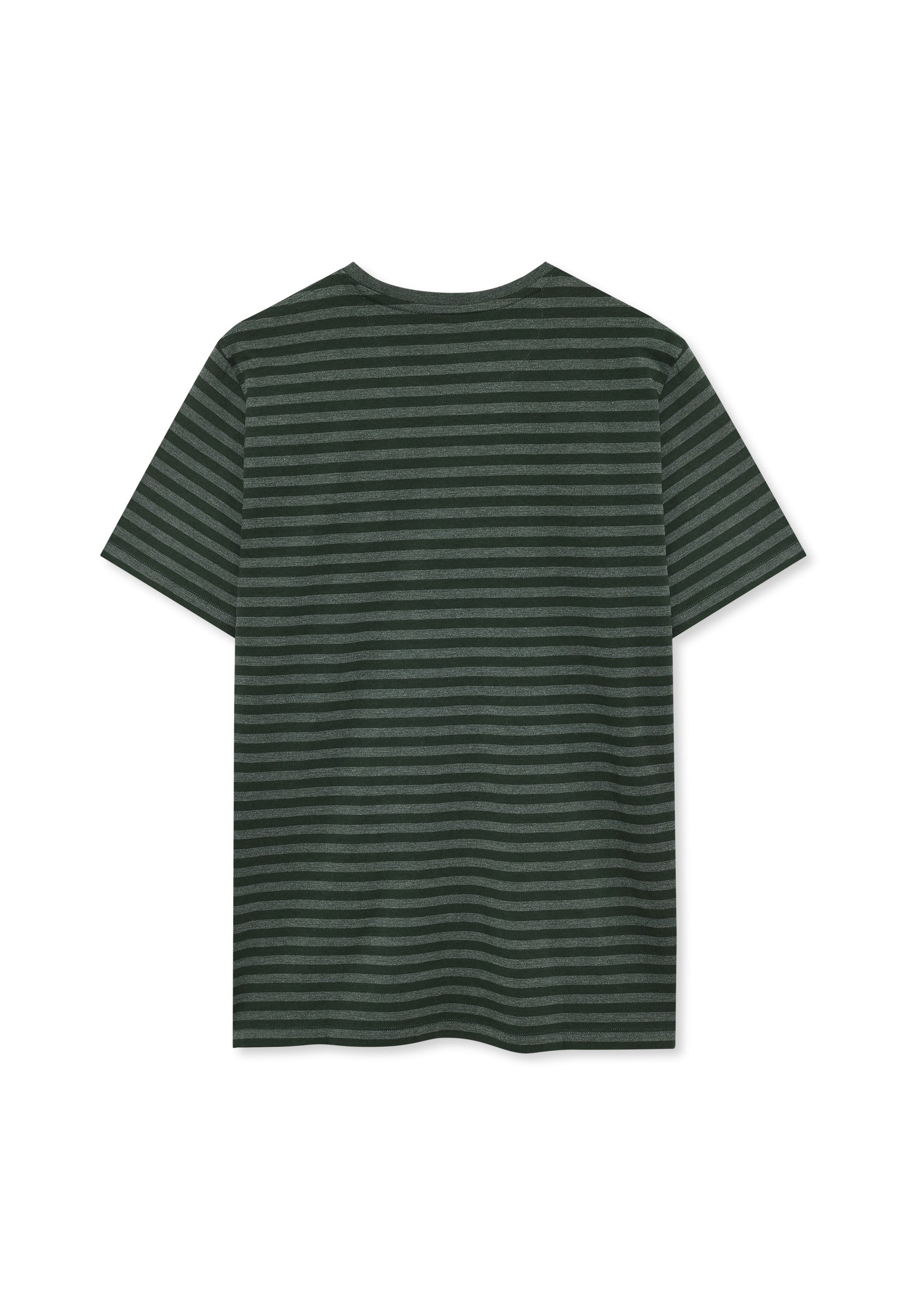 13656 LewiSi Subtle Stripe Print - Evergreen