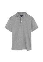 NickySi Polo + - Mid Grey Melange