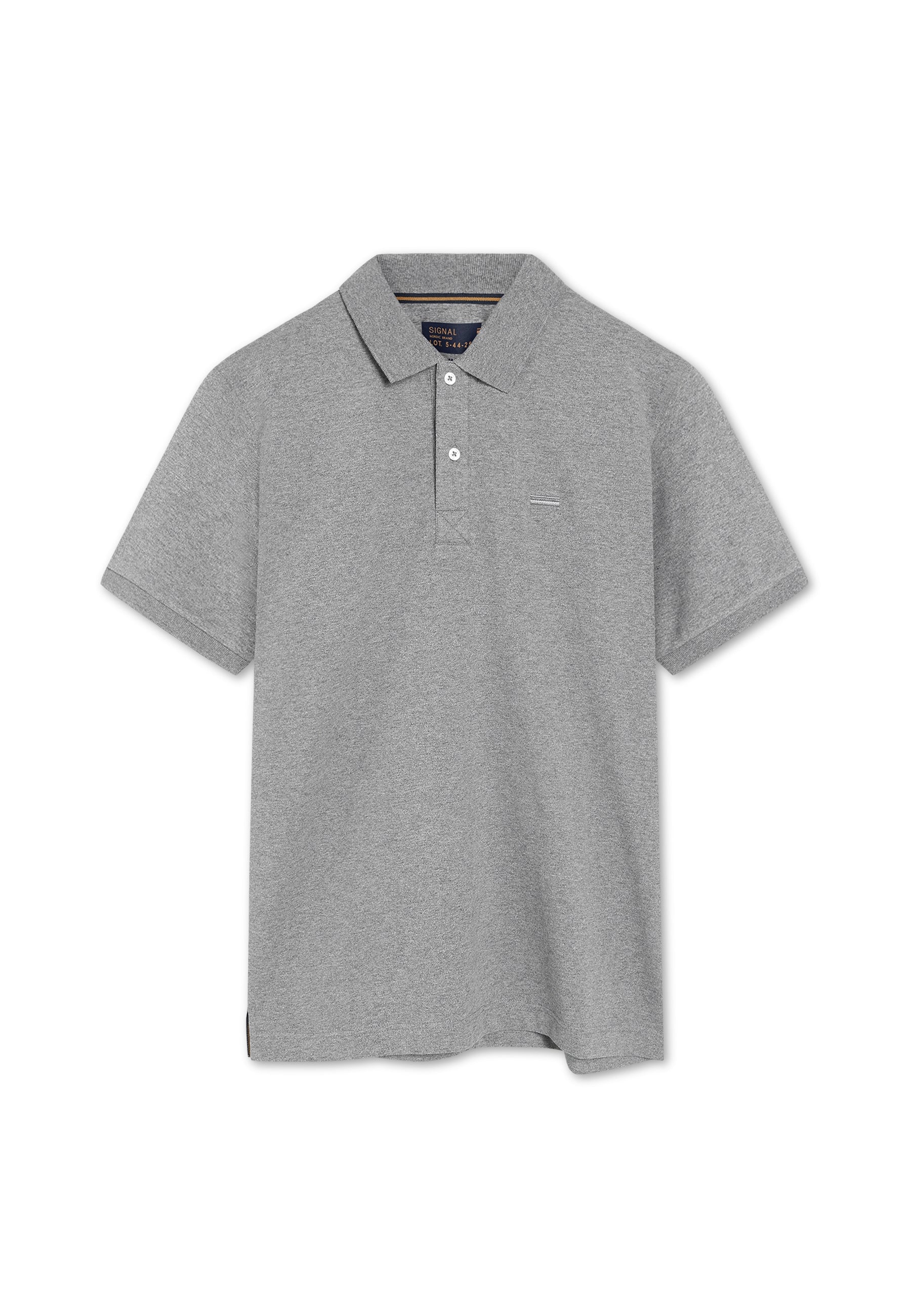 NickySi Polo + - Mid Grey Melange