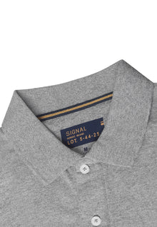 NickySi Polo + - Mid Grey Melange