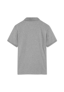 NickySi Polo + - Mid Grey Melange