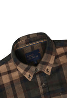 15857 MannSi Check - Brown Coffee