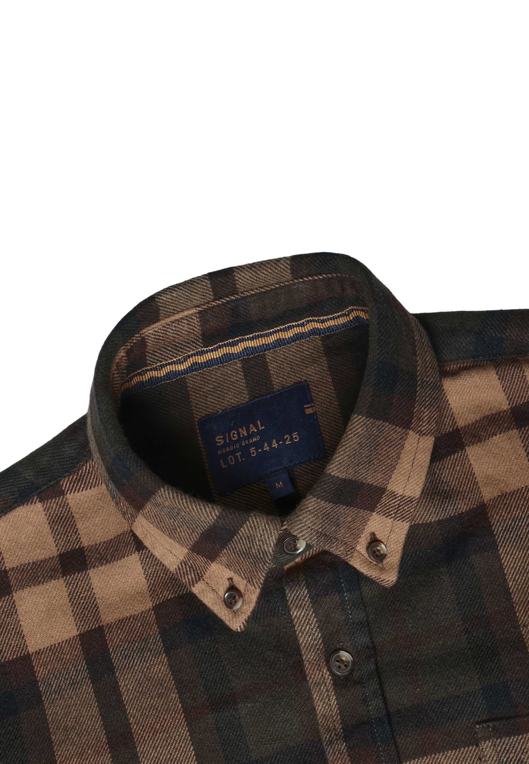 15857 MannSi Check - Brown Coffee