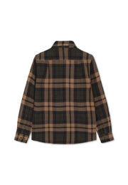 15857 MannSi Check - Brown Coffee