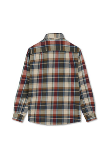 15857 MannSi Check - Rusty Red