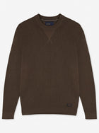 12488 ColtonSi V-Stitch Structure + - Brown Coffee