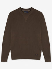 12488 ColtonSi V-Stitch Structure + - Brown Coffee