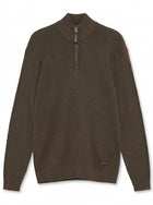 12489 CooperSi Halfzip Structure + - Brown Otter