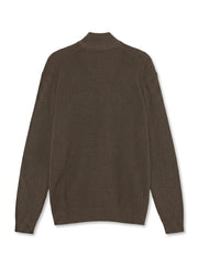 12489 CooperSi Halfzip Structure + - Brown Otter