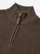 12489 CooperSi Halfzip Structure + - Brown Otter