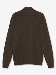 12489 CooperSi Halfzip Structure + - Brown Coffee