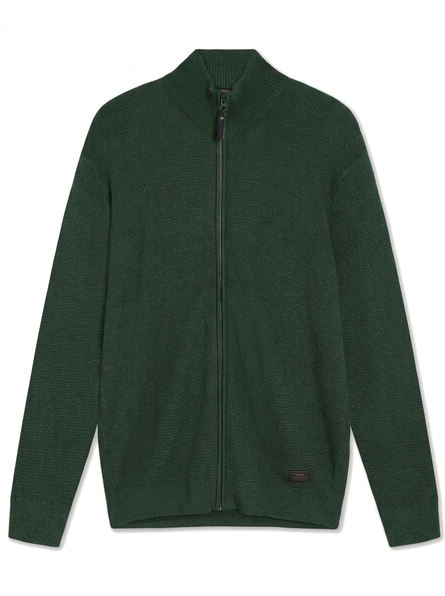 12499 ConnorSi Structure Cardigan + - Evergreen