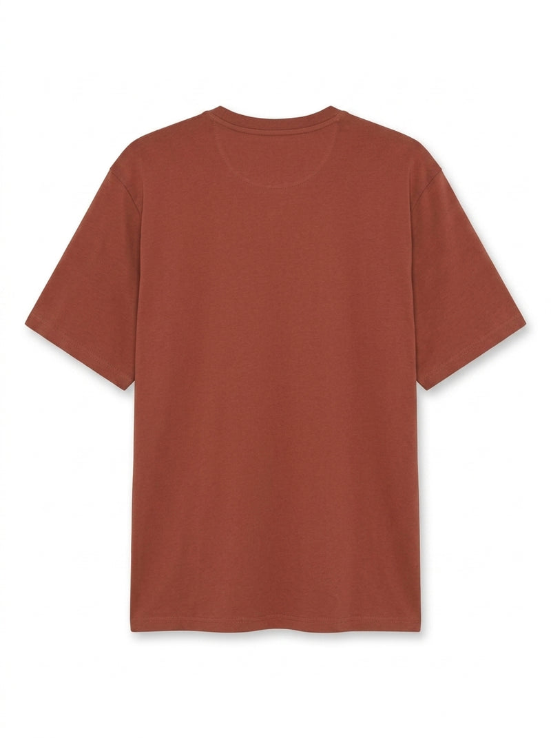EddySi Tee + - Rusty Red
