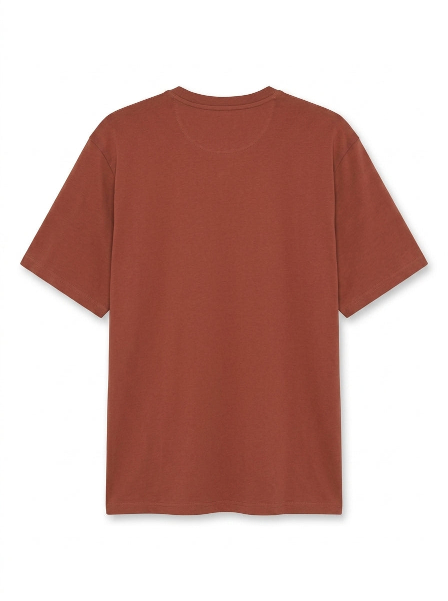 EddySi Tee + - Rusty Red